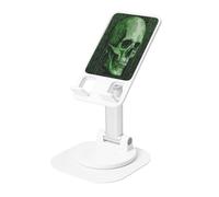 UYHhgqw Universal Phone Stand, Adjustable Desk Mount for iPhone, Cell Phones & Tablets, 360° Rotatable, Skull Secret