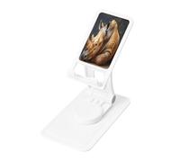 UYHhgqw Universal Phone Stand, Adjustable Desk Mount for iPhone, Cell Phones & Tablets, 360° Rotatable The Secret of Rhinoceros