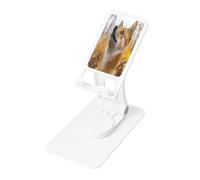 UYHhgqw Universal Phone Stand, Adjustable Desk Mount for iPhone, Cell Phones & Tablets, 360° Rotatable The little dog gazing at the sky