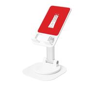 UYHhgqw Universal Phone Stand, Adjustable Desk Mount for iPhone, Cell Phones & Tablets, 360° Rotatable, The Hamburg Flag