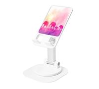 UYHhgqw Universal Phone Stand, Adjustable Desk Mount for iPhone, Cell Phones & Tablets, 360° Rotatable, The herd of elephants under the setting sun