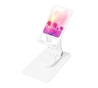 UYHhgqw Universal Phone Stand, Adjustable Desk Mount for iPhone, Cell Phones & Tablets, 360° Rotatable The herd of elephants under the setting sun