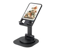 UYHhgqw Universal Phone Stand, Adjustable Desk Mount for iPhone, Cell Phones & Tablets, 360° Rotatable, The Secret of Mushroom House