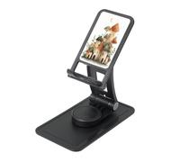 UYHhgqw Universal Phone Stand, Adjustable Desk Mount for iPhone, Cell Phones & Tablets, 360° Rotatable The Secret of Mushroom House
