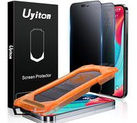 Uyiton for iPhone 14 Pro Max Matte Privacy Screen Protector - Anti-Fingerprint [Easy to Install] Anti-Spy Shatterproof Full Coverage Case Friendly 9H Tempered Glass Screen Cover, 2 Pack