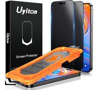 Uyiton for iPhone 15 Pro Max Matte Privacy Screen Protector - Anti-Fingerprint [Easy to Install] Anti-Spy Shatterproof Full Coverage Case Friendly 9H Tempered Glass Screen Cover, 2 Pack