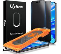 Uyiton for iPhone 16 Pro Matte Privacy Screen Protector - Anti-Fingerprint [Easy to Install] Anti-Spy Shatterproof Full Coverage Case Friendly 9H Tempered Glass Screen Cover, 2 Pack
