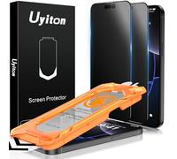 Uyiton for iPhone 16 Pro Max Matte Privacy Screen Protector - Anti-Fingerprint [Easy to Install] Anti-Spy Shatterproof Full Coverage Case Friendly 9H Tempered Glass Screen Cover, 2 Pack