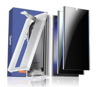 Uyiton Privacy Screen Protector for Samsung Galaxy S22 Ultra/S23 Ultra Pack of 2 PET Privacy Film Easy Sliding Installation 30° Privacy Protection Anti-Spy Film Privacy Film for Samsung S22 Ultra/S23
