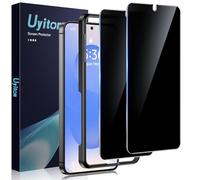 Uyiton Tempered Glass Privacy Screen Protector for Samsung Galaxy S25, Pack of 2, 28° Privacy Protection, 9H Hardness, Full Coverage, Anti-Spy