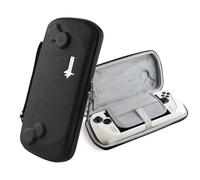 UYIYE slim handbag protective case for ASUS Rog Ally 2023 and Rog Ally X, EVA hard case anti drop waterproof storage bag that can store headphones, data cables, etc (Dark at night)