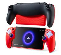 UYIYE Thin Fit Designed for PlayStation Portal Remote Player Case (Balck+red)