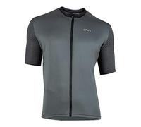 UYN Activyon Mtb Man Full Zip Shirt Short Sleeves Jerseys - Iron, XX-Large