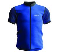 UYN Activyon MTB Man Full Zip Shirt Short Sleeves Jerseys - Princess Blue, XX-Large