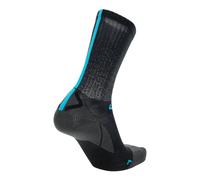 Uyn Aero Socks UK 6-7.5 Black / Turquoise