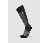 UYN All Mountain Men's Ski Socks - Anthracite Melange/Yellow, 39/41