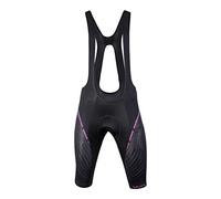 UYN Alpha Biking Lady Bib Short Bib Shorts - BlackBoard/Pink, XS
