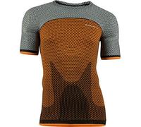UYN Alpha Running MAN Shirt Short Sleeves T-Shirts - Dragon Fire/Sleet Grey, M