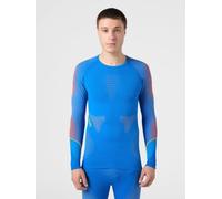 UYN Ambityon Thermal Compression Shirt - Fresh Blue/Orange Shiny/Yellow Shiny, Large/X-Large