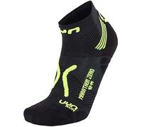 UYN Artze Wall Art S100072 RUN MARATHON ZERO Socks Men's Black/Fluo Yellow 41