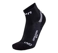 UYN Artze Wall Art S100076 RUN SUPERLEGGERA Socks Men's Black/Pearl Grey 44
