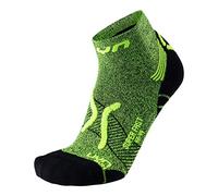 UYN Artze Wall Art UYN S100065 RUN SUPER FAST Socks Men's Yellow Fluo Melange/Black 41
