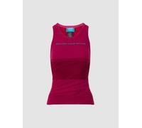 UYN Crossover Ow Sleeveless Top Rose/Sofisticated Red L