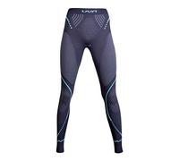 UYN Evolutyon Lady Underwear Pants Long Baselayer Pants - Charcoal/Anthracite/Aqua, X-Small