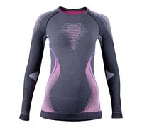 UYN U100019 EVOLUTYON UW LG_SL.Melange T-Shirt Women's Anthracite Melange/Raspberry/Purple XL