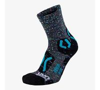 UYN Explorer Junior's Outdoor Socks - Grey Multi-Colour/Turquoise, 24/26