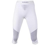 UYN Fusyon Three Quarter Thermal Compression Trousers - Snow White/Anthracite/Grey, Small/Medium