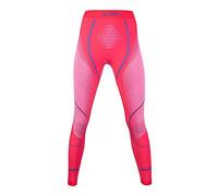 UYN Lady Ambityon Baselayer Pant Long Thermal Compression Trousers - Geranium/Pearl Grey/Atlantic, Small/Medium