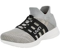UYN Men's Free Flow Metal Tune Sneaker, Silver/Grey, 7.5 UK