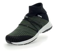 UYN Men's Free Flow Tune HIGH Sneaker, Military/Black, 9 UK
