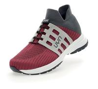 UYN Men's Nature Tune Walking Shoe, Bordeaux/Grey, 10 UK