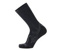 UYN Men's Run Super Fast Socks, Black/Anthracite, 39 41 UK