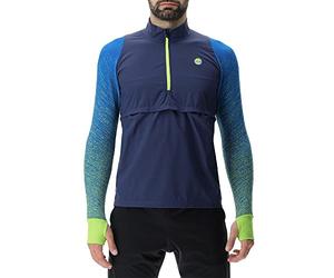 UYN Men's Running Exceleration Windproof Shirt Long Sl.zip Up Jacket