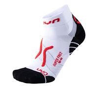 UYN Men's Uyn Super Fast Men's Running Socks, White Red, 6 UK