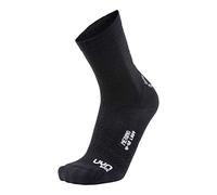 UYN Merino Lady's Cycling Socks - Black/White, 37/38