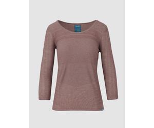 UYN O101982 to-BE OW Three Quarter SL_ T-Shirt Women's Chocolate M
