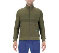 UYN O101994 Natural Training OW Full Zip Long SL_ T-Shirt Men's Capulets Green Melange XXL