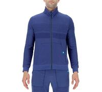 UYN O101994 Natural Training OW Full Zip Long SL_ T-Shirt Men's Deep Blue M