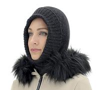 UYN O102137 Cashmere Balaclava Hat Unisex Black UNI