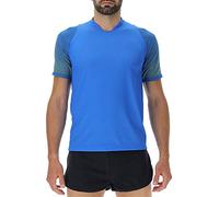 UYN O102341 Running EXCELERATION OW AERNET SH_SL T-Shirt Men's Lapis/Lime M