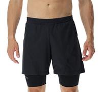 Uyn Running Exceleration Performance 2 In 1 Shorts Black 2XL Men