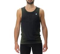 UYN O102346 Running EXCELERATION OW Sleeveless Sports Vest Men's Black/Lime S