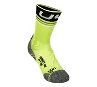 UYN Runner's Mid One Running Socks Men - Green, Black, Size 39 - 41
