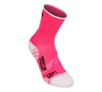 UYN Runner's One Short Socks Running Socks Women - Pink, White, Size 39-40