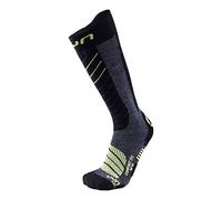 UYN S100043 SKI COMFORT FIT Socks Men's Mid gray melange/lime green 41