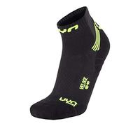UYN S100063 RUN VELOCE Socks Men's Black/Fluo Yellow 47